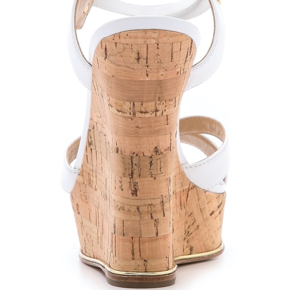 Michael Kors Leather Wedge Platform Sandal 39/US9 - Picture 5 of 8